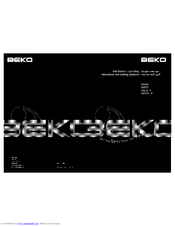 Beko SG572 Installation & Operation Manual