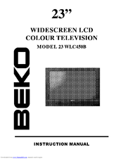Beko 23WLC450B Instruction Manual