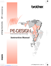 Brother PE-Design 6.0 Instruction Manual