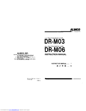 Alinco DR-M06 Manuals | ManualsLib