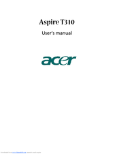 Acer Aspire T310 User Manual