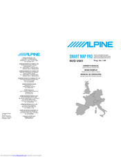 Alpine NVD-V001 SMART MAP PRO Owner's Manual