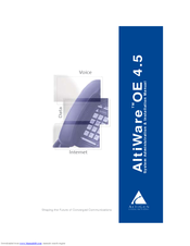 Altigen Altiware OE 4.5 System Administration & Installation Manual