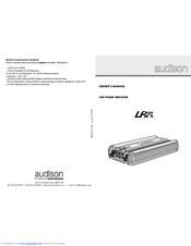 Audison LRx 5.600 Owner's Manual