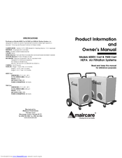 Amaircare 6000V Home Owner's Manual