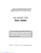 Autostart AS-6070 TW User Manual