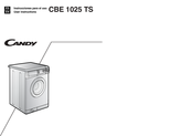 Candy CBE 1025 TS User Instructions