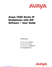 Avaya 1200 Series User Manual