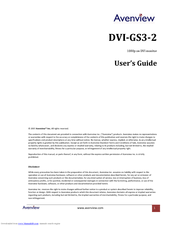Avenview DVI-GS3-2 User Manual