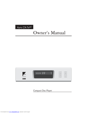 Ayre CX-7eMP Owner's Manual