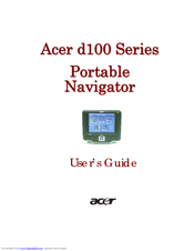 Acer D100 Series User Manual
