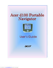 Acer D100 Series User Manual