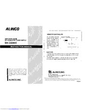 Alinco DM-330MVE Instruction Manual