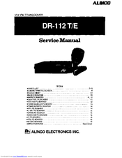 Alinco DR-112E Service Manual