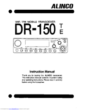 Alinco DR-150T Instruction Manual