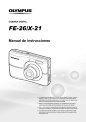 Olympus FE-26 - Digital Camera - Compact Manual De Instrucciones