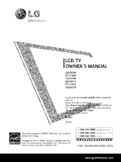 LG 32LH25SH Owner's Manual