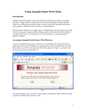 Amanda Smart Web Client User Manual