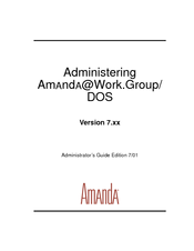 Amanda Amanda@Work.Group/DOS Administrator's Manual