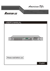 American DJ Aviator-32 User Manual