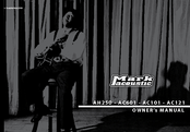 Mark Acoustic AC 601 Owner's Manual