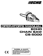 Echo CS-5000 Operator's Manual