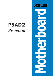 Asus P5AD2 Premium Manual