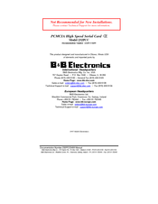 B&B Electronics 232PCC User Manual