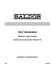 Baldor GLC80 Installation & Operating Manual