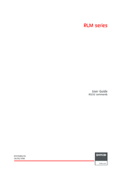 Barco RLM series User Manual