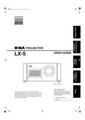 Barco D-ILA LX-5 User Manual
