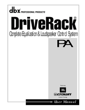 dbx DriveRack User Manual