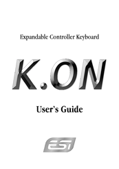 ESI K.ON User Manual