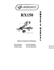 Barnett RX150 Owner's Manual