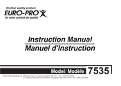 Euro-Pro 7535 Instruction Manual