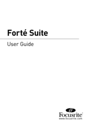 Focusrite Forte Suite User Manual