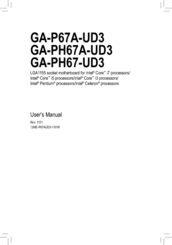 Gigabyte GA-P67A-UD3 User Manual
