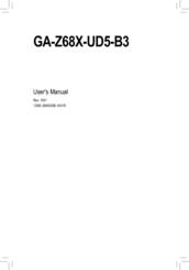 Gigabyte GA-Z68X-UD5-B3 User Manual