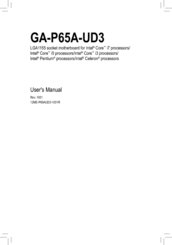 Gigabyte GA-P65A-UD3 User Manual