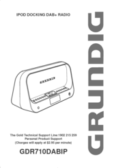 Grundig GDR710DABIP Instruction Manual