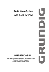 Grundig GMS558DABIP Instruction Manual