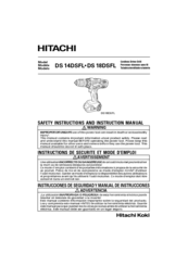 Hitachi DS 14DSFL Instruction Manual
