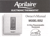 Aprilaire 8552 Owner's Manual