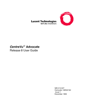 Lucent Technologies CentreVu Advocate User Manual