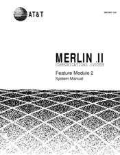 AT&T Merlin II Feature Module 2 System Manual