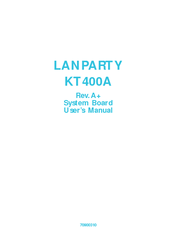 DFI LanParty KT400A User Manual