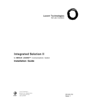Lucent technologies Integrated Solution II Manuals | ManualsLib