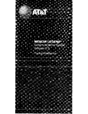 At&t MERLIN LEGEND Release 2.0 Analog Multiline Telephone Manuals ...