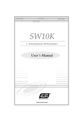 ESI SW10K eXperience User Manual