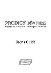 ESI Prodigy X-Fi NRG User Manual